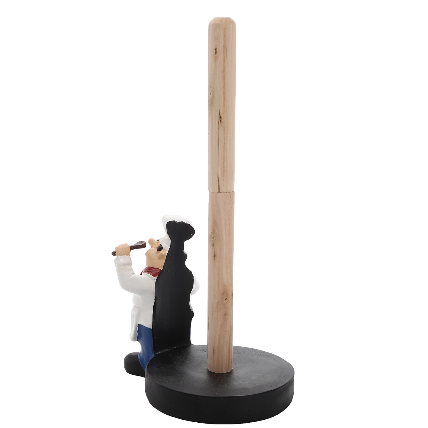 Suwimut Chef Style Paper Towel Holder, Resin Crafts Display Chef Figurines Creative Roll Paper Stand for Countertop Kitchen Cafe Restaurant Dessert Shop Cake Shop Decoration