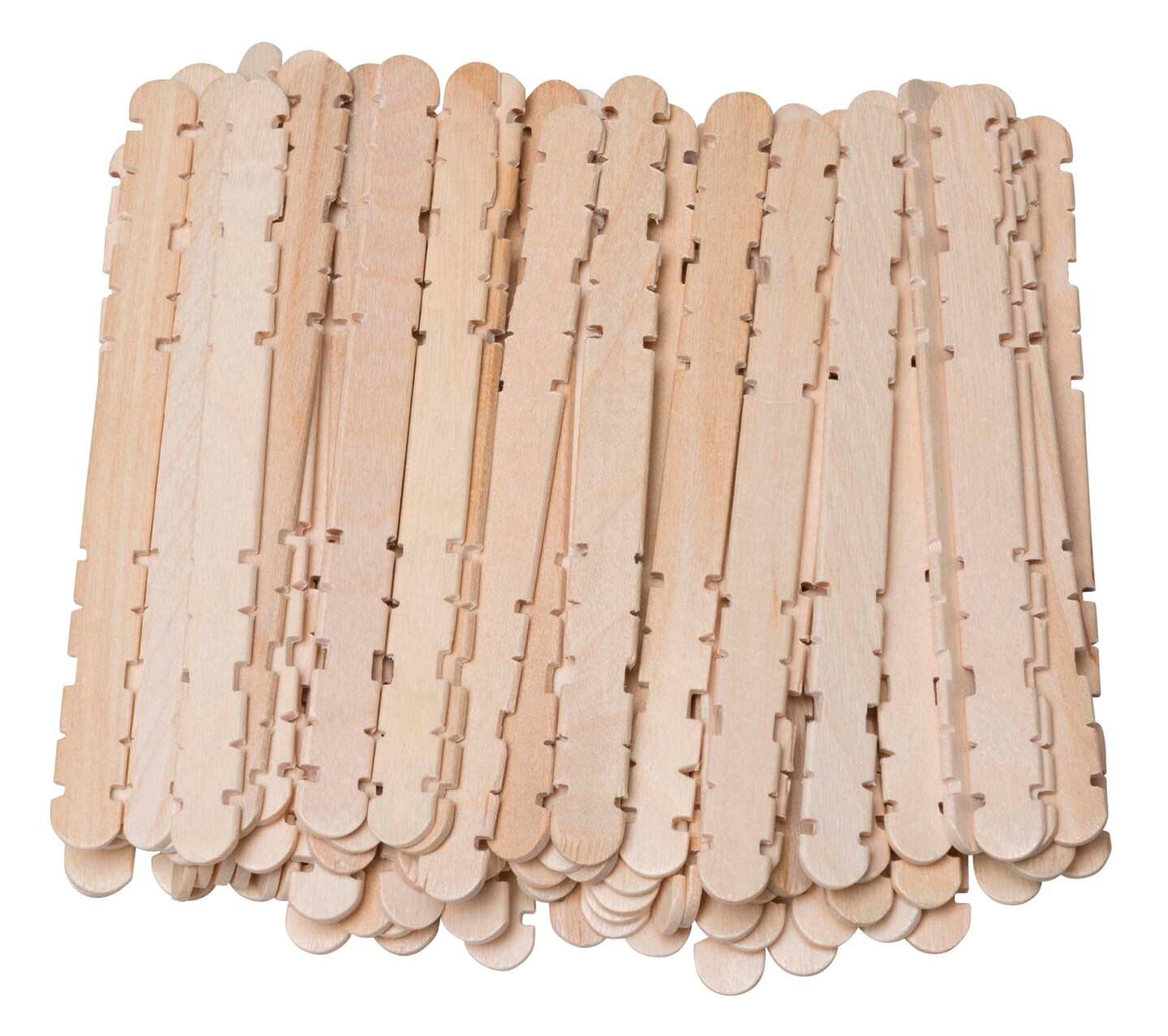 Creativity Street Notched Action Craft Sticks for Building, Pack of 1000