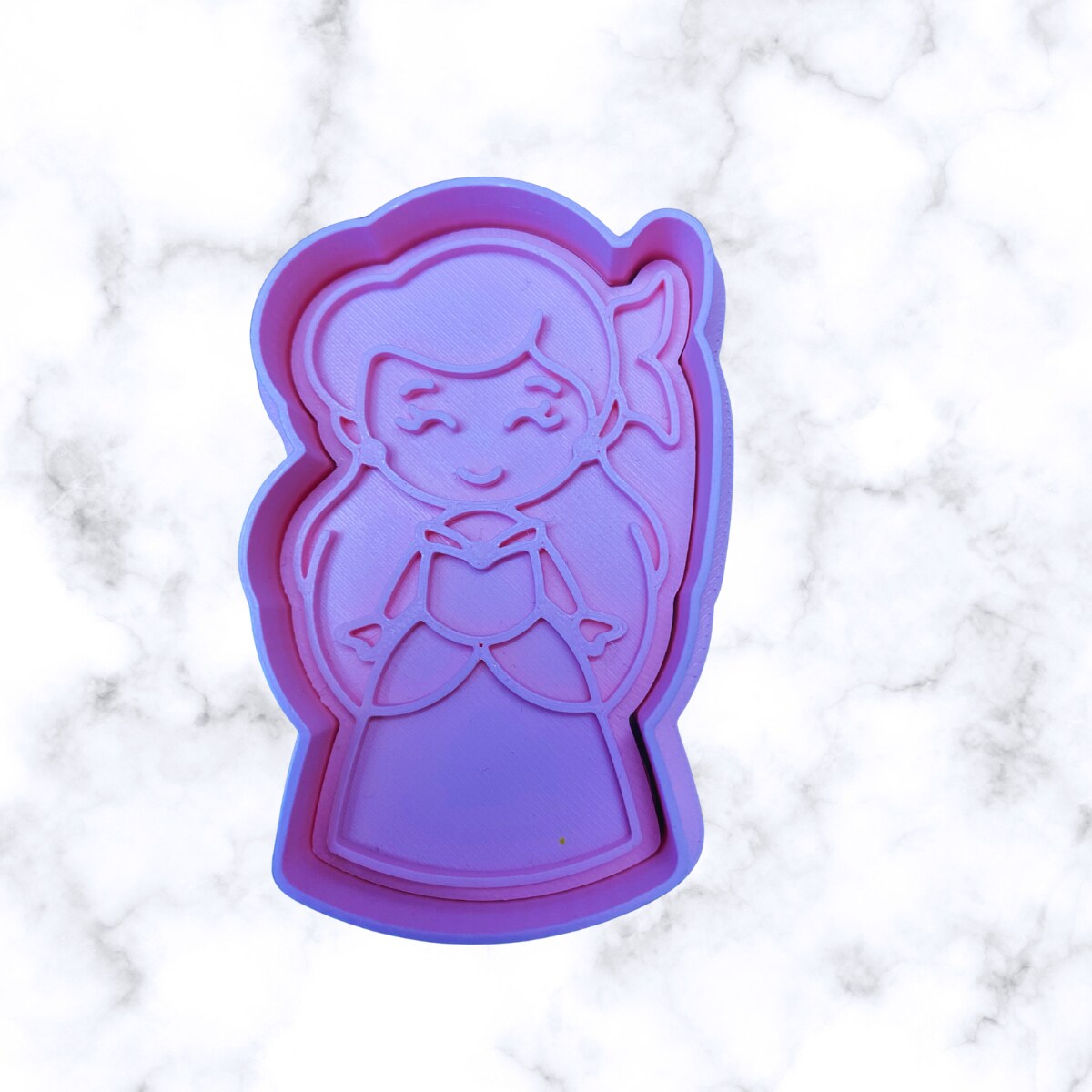 fairy Tale Princess and Princess friends and Carriage Cookie cutter and stamps fondant cutter