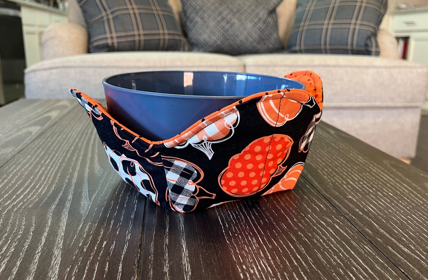 3 piece Bowl Cozy set, warmer, dish cozy, microwave pad, bowl