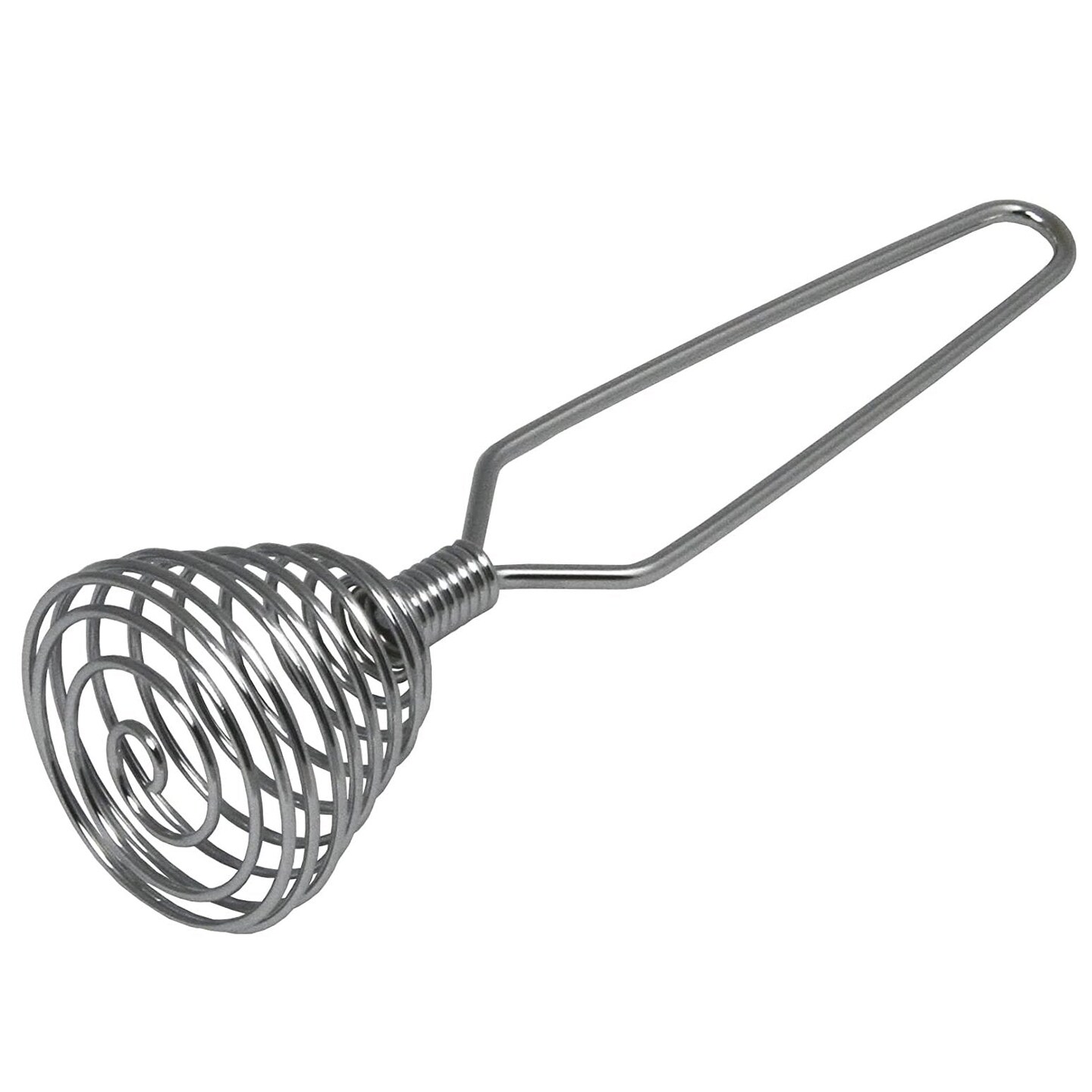 Chef Craft 7&#x22; Steel Spring Coil Whisk, French Whisk - Great For Hand Mixing Eggs, Cream, Gravy