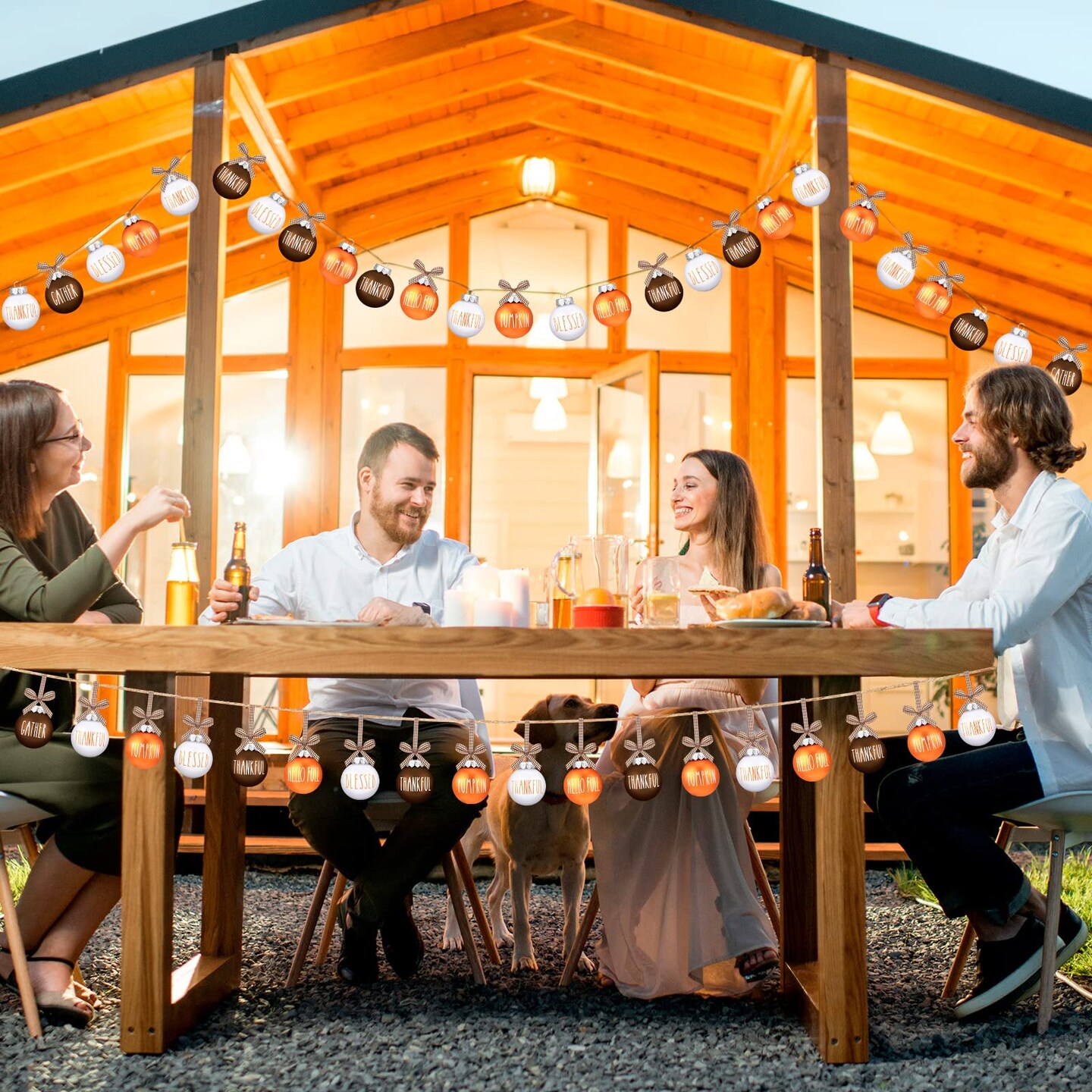 12 Pcs Thanksgiving Ball Ornaments for Tree 2.36 Inch Fall Thanksgiving Tree Decorations Orange Plastic Ball Hanging for Autumn Holiday Harvest Home Decor (White,Orange,Brown)