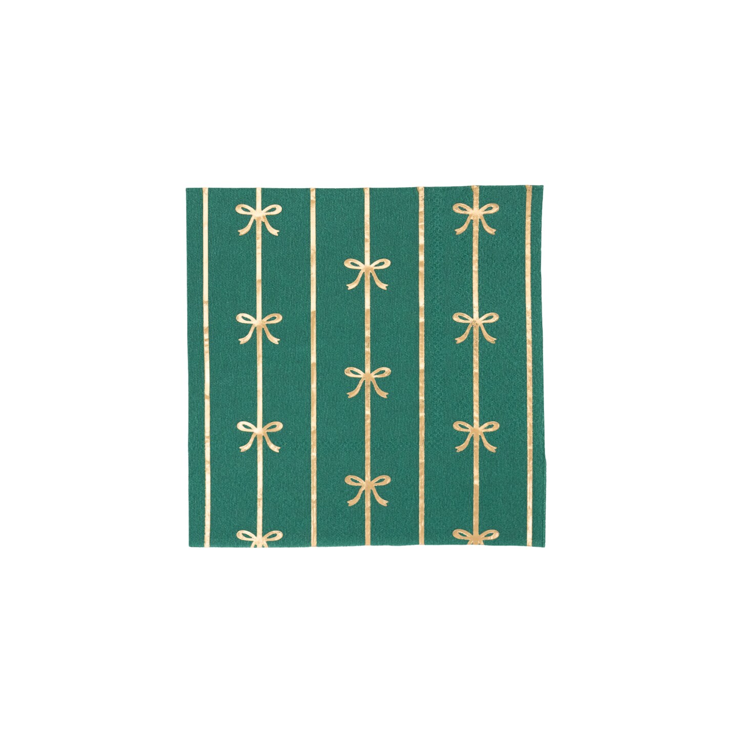 EMERALD GREEN SIGNATURE BOW SMALL NAPKINS
