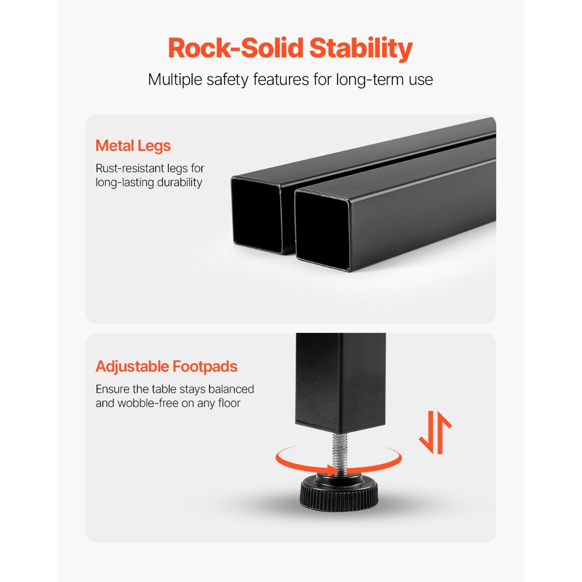 Rustic Brown High Pub Table with Metal Frame and MDF Top for Home Bar Cafe