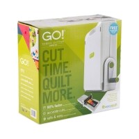 AccuQuilt GO! Big Electric Fabric Cutter Starter Set - 90% Faster Than Scissors or Rotary Cutters | Cuts 6 Layers of Fabric | Accurate Cuts Every Time | Compatible with 375+ GO! Dies | Portable & Easy to Store