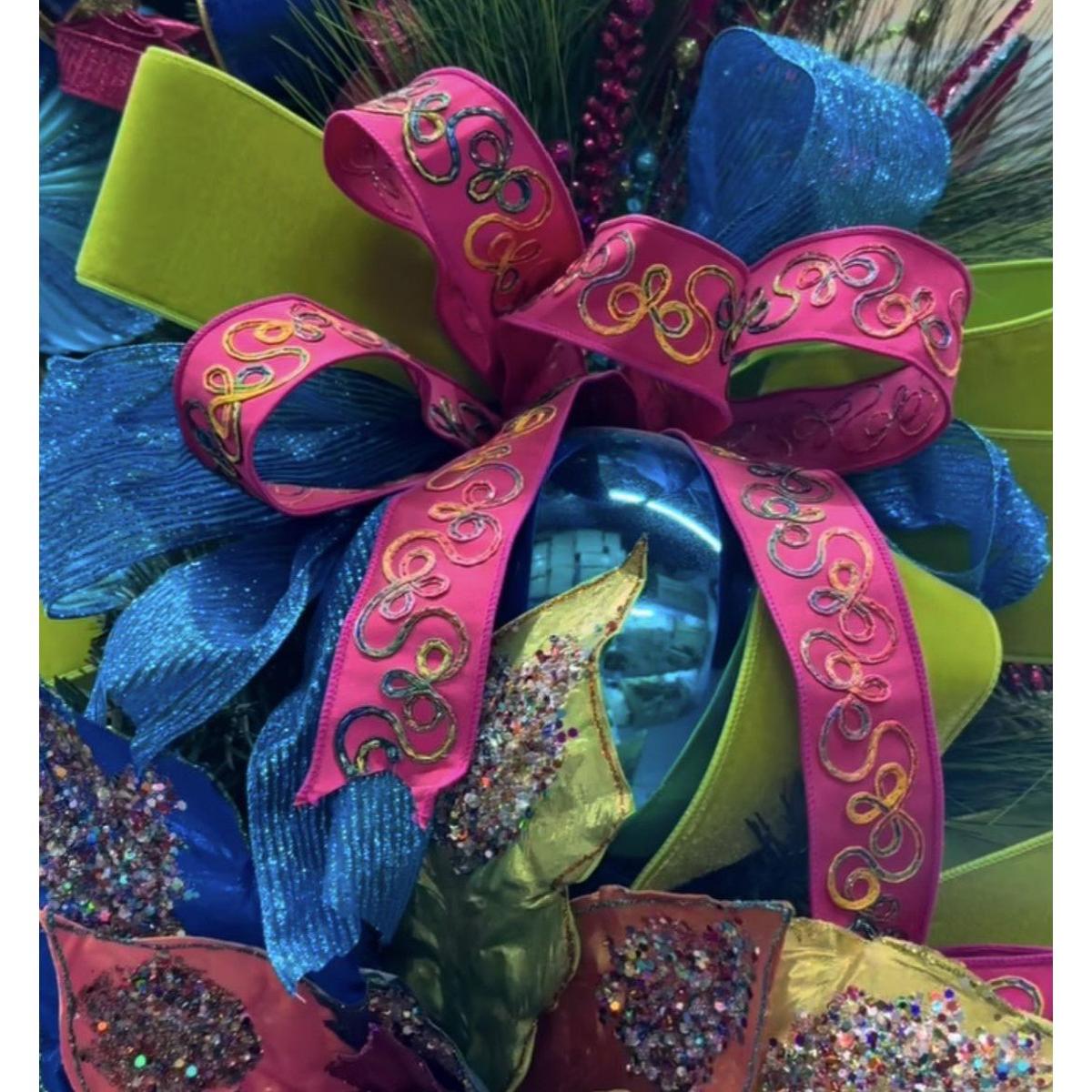 1.75&#x22; Whimsy Ribbon: Fuchsia (10 Yards)