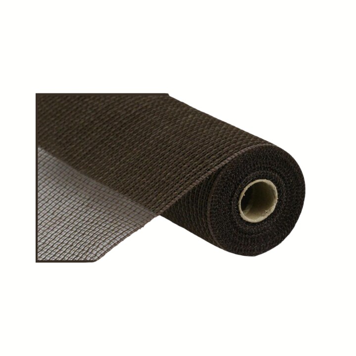Chocolate Faux Jute Mesh Roll – 10.25"x10yd Rustic Craft-RY831231