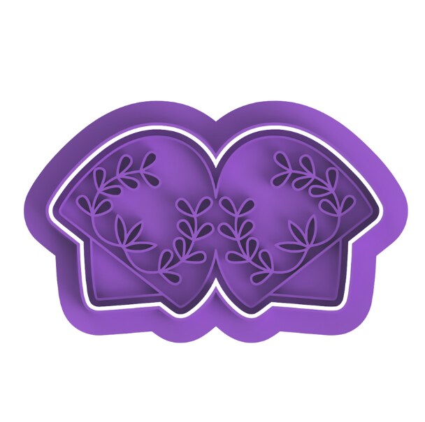 Charro Bow Cookie Cutter and Stamp with Size Options, Mexican Charro Theme