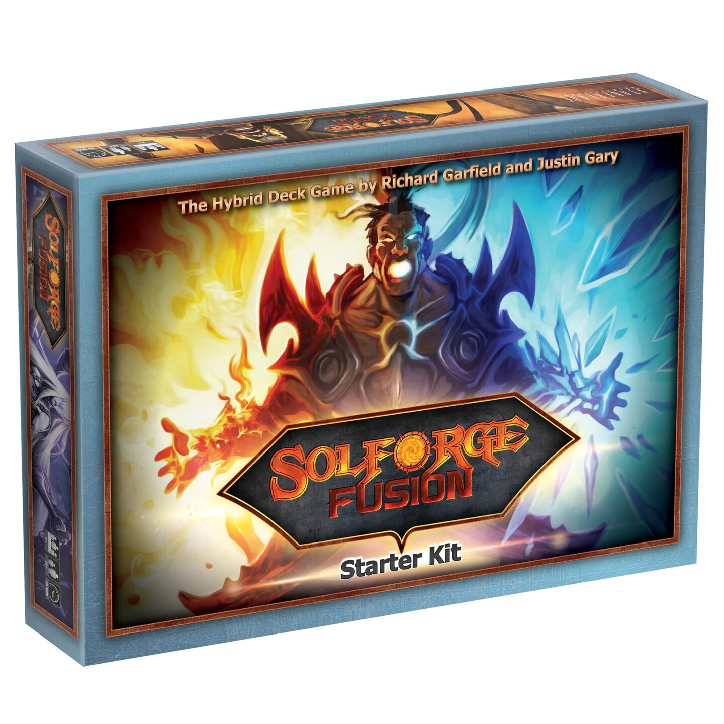 SolForge Fusion: Starter Kit - The Hybrid Deckbuilding Card Game, Everything To Get Started, 4 Faction Decks, Lane Based Combat, Tabletop &#x26; Online