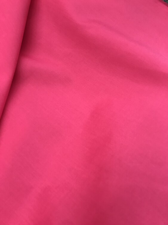1 Yard Poly Cotton Fabric in Hot Pink Vibrant & Soft, 58/59" Wide for Creative Sewing