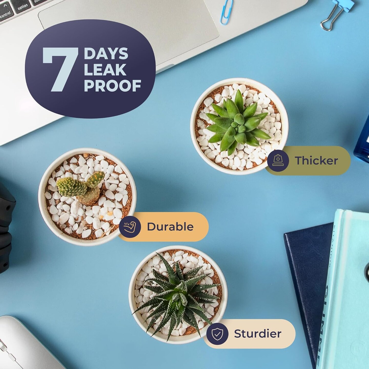 100 Pack 8 oz Disposable Coffee Cups with Lids, Premium Paper To Go Cups for Hot/Cold Beverages, Leak Proof Travel Cups for Cold/Hot Beverage, Office (White Lids)