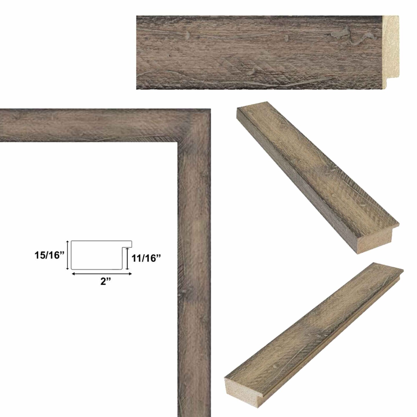 Drift Barnwood Beach Wood Rustic Picture Frame 20x30 frame