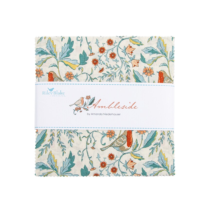 Ambleside 5" Square Pack (Charm Pack / 5" Stacker) by Amanda Niederhauser for Riley Blake (5-17110-42)