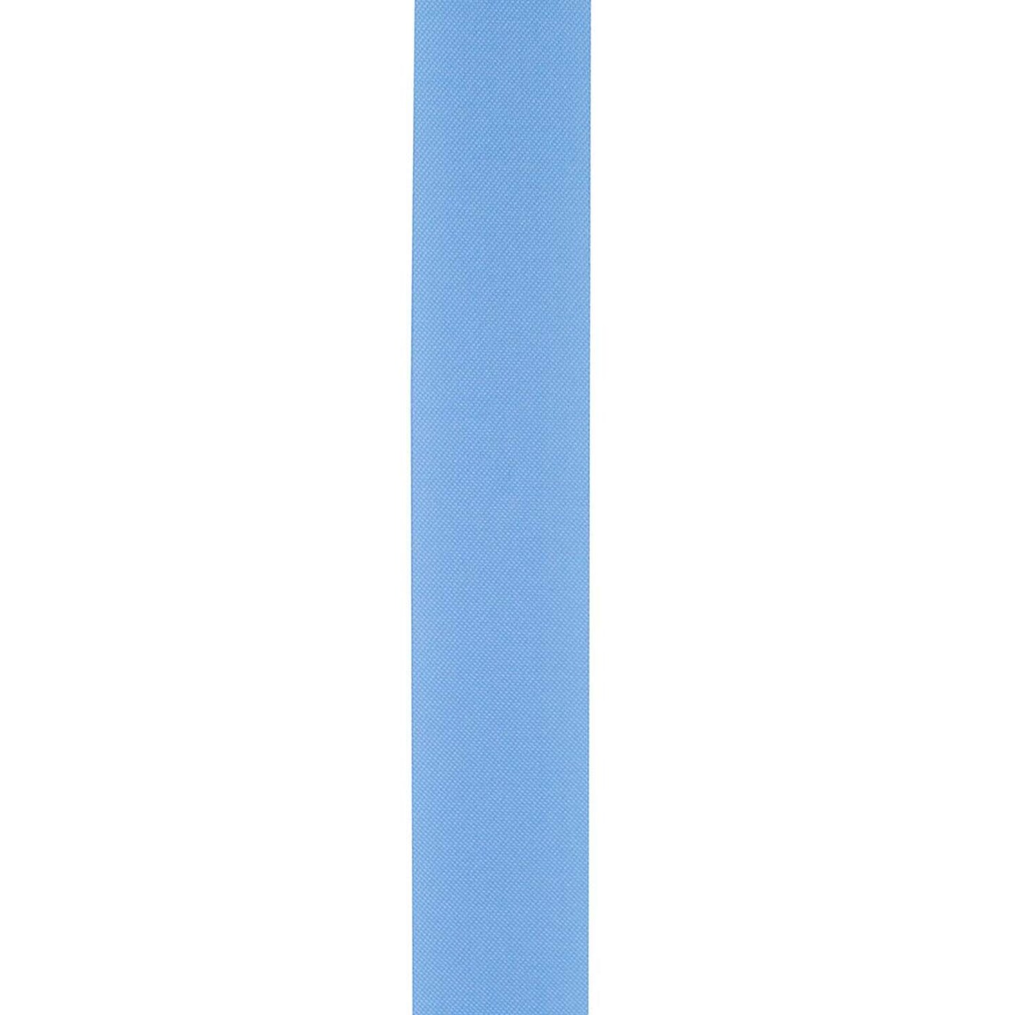 7/8in Satin Supreme Non-Wired Ribbon: Columbia Blue (100 Yards
