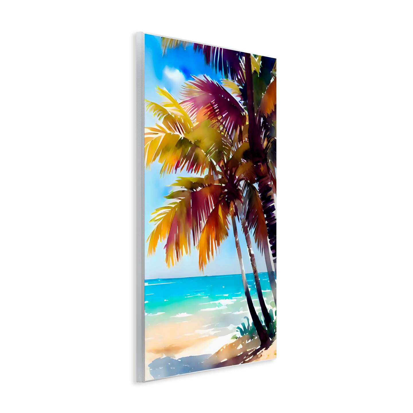 Stupell Industries Shady Beach Palm Leaves Wall Plaque Art, design by LSR Design Studio