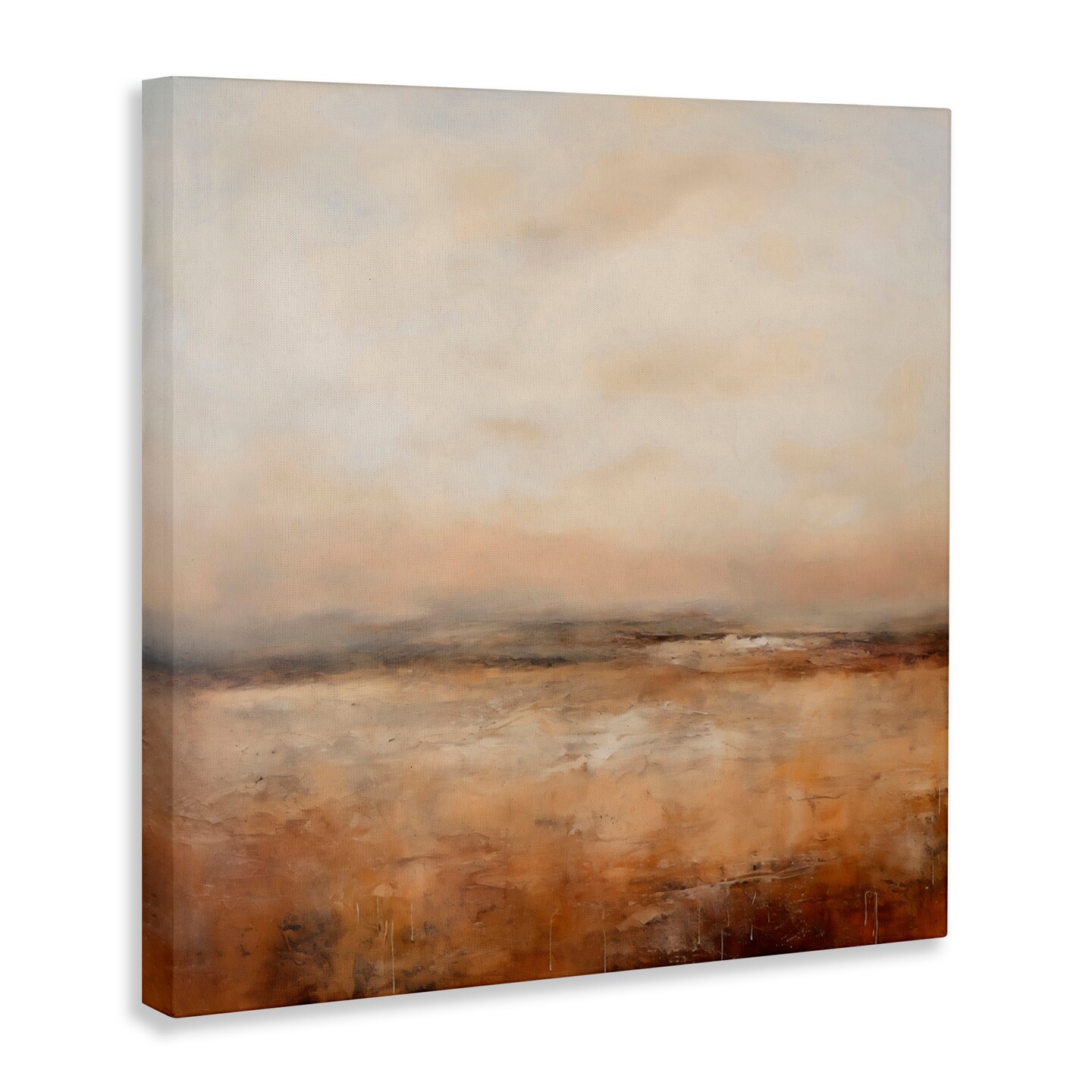 Stupell Industries Calm Abstract Landscape Neutrals Canvas Wall Art, design by Creative Studio
