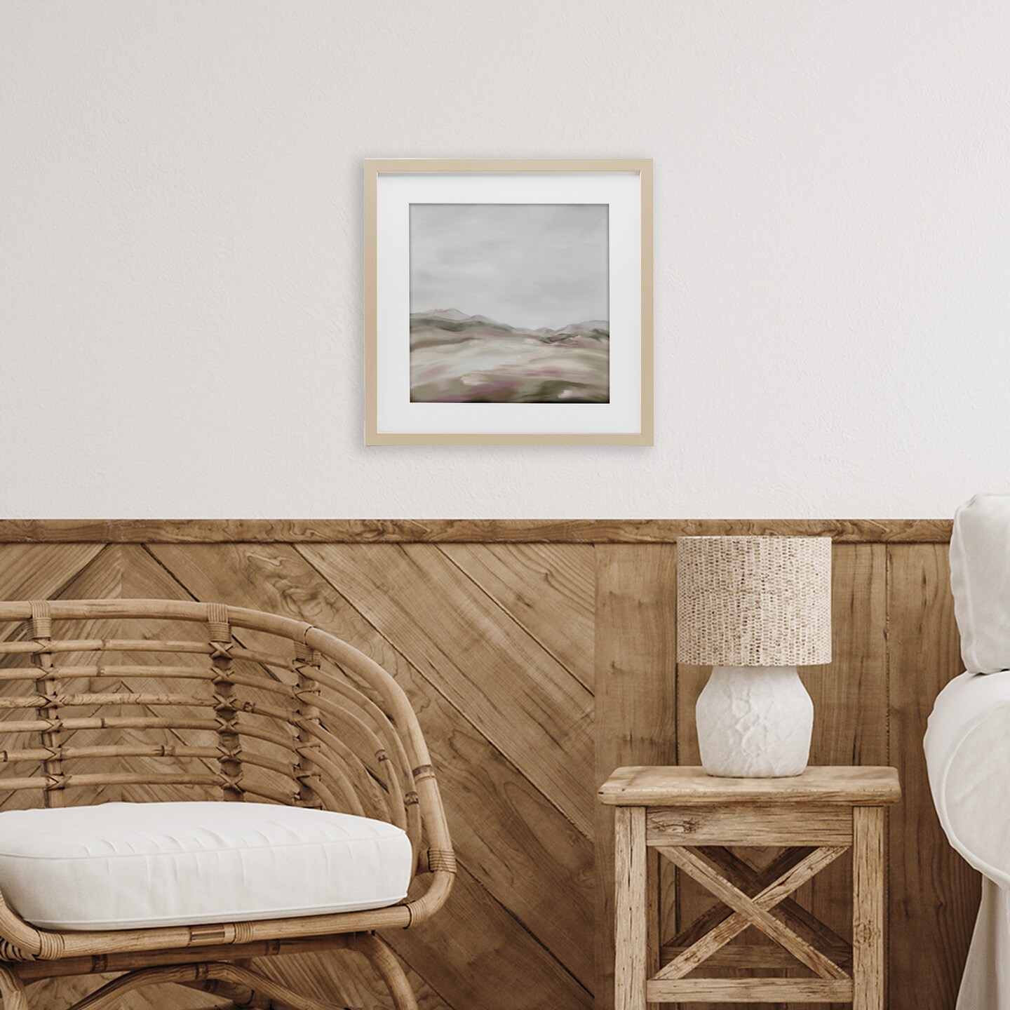 Stupell Industries The Vantage Point Landscape Black Framed Print Under Glass, design by J:L Design