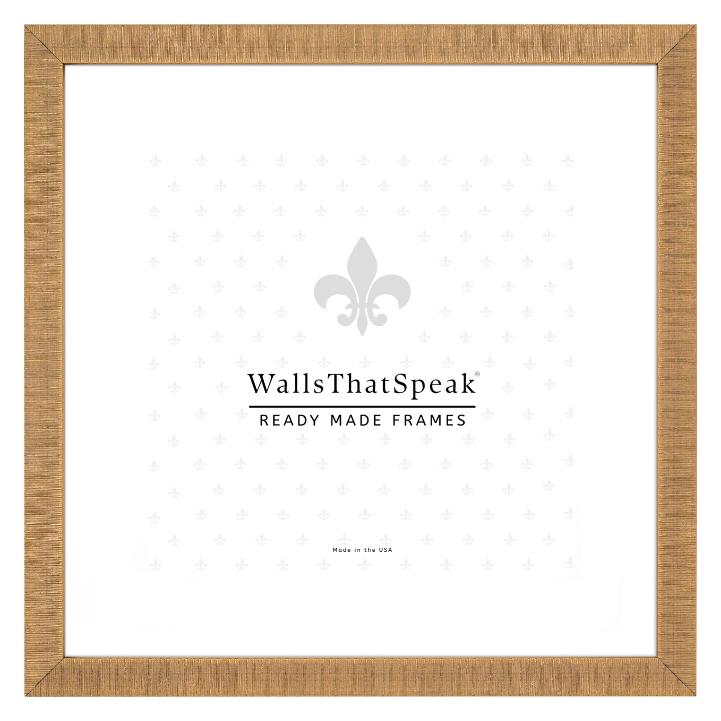 20x20 Matted Picture Frame, Linear 1 Inch Polystyrene Moulding, Wall Display Frame for Art, Posters, or Photos by wallsthatspeak