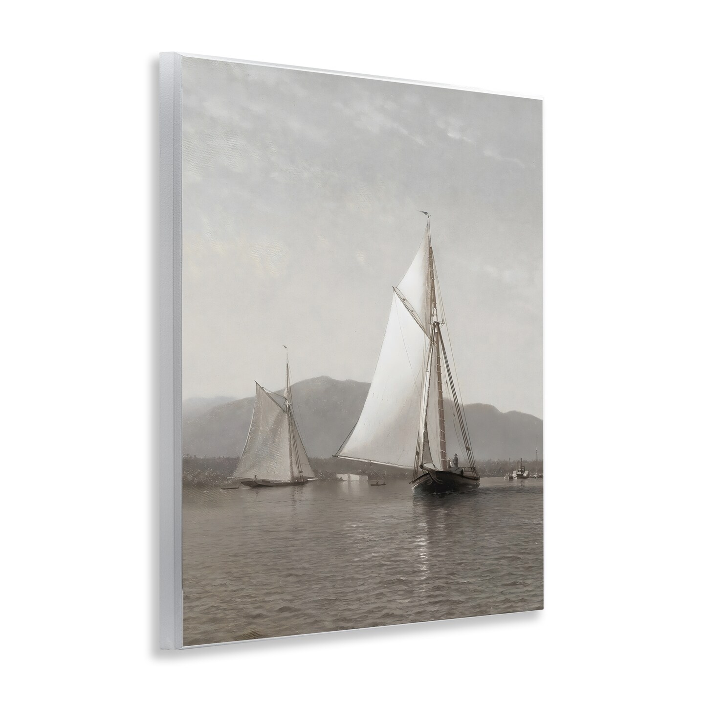 Stupell Industries Soft Vintage Coastal Boat Wall Plaque Art, design by Riley B