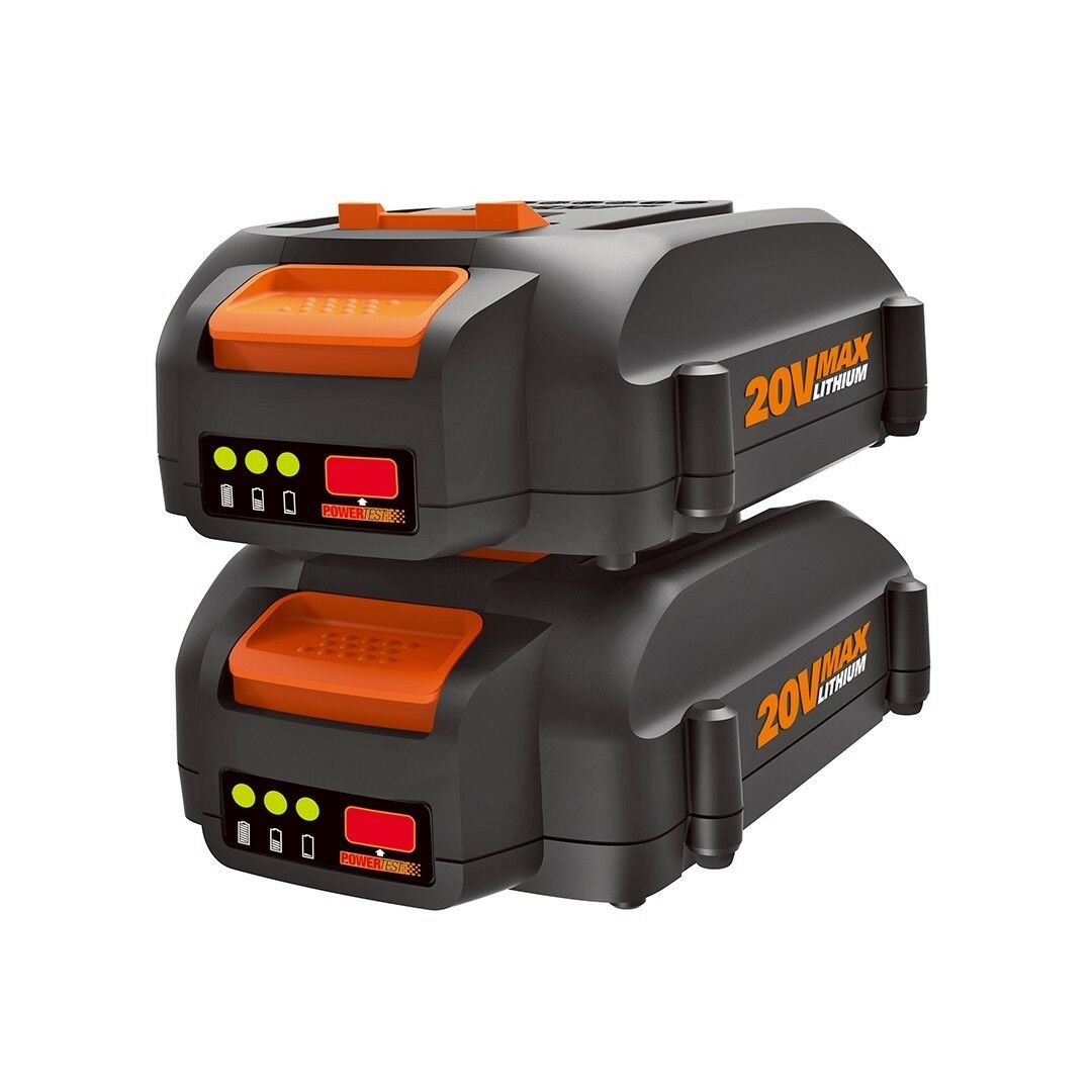 Worx WA3575.2 20V Power Share 2 Pack 2.0 Ah Replacement Battery