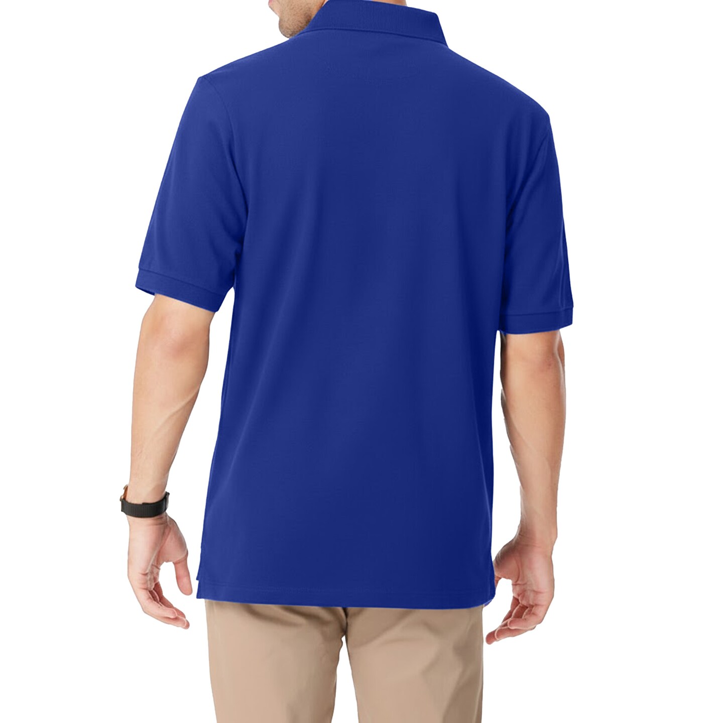 Zfeel Blank Cotton Polo - Heavyweight DIY Crafting Shirt for HTV & Embroidery