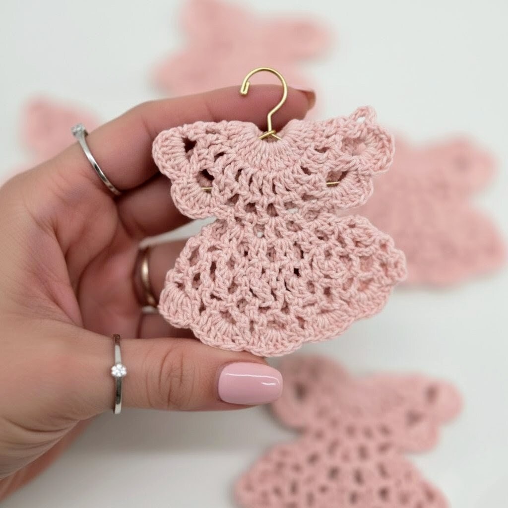 crochet dress accessories Summer Crochet Labubo Outfits Crochet Yellow Dress Accessories Fashion Labubo Outfit Keychain Labubo Clothing Hairbow + Yellow Dress + Bag