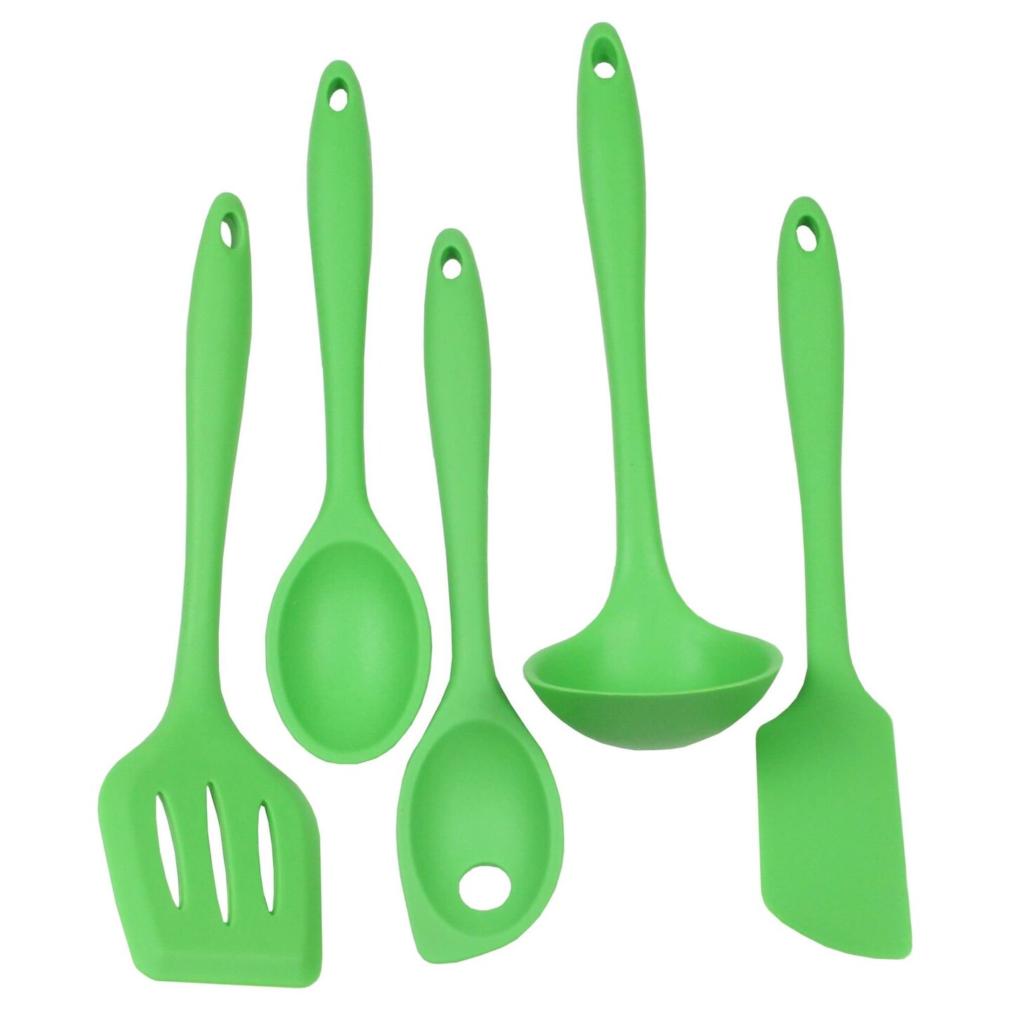 Chef Craft 5 Piece Premium Silicone Kitchen Tool and Utensil Set