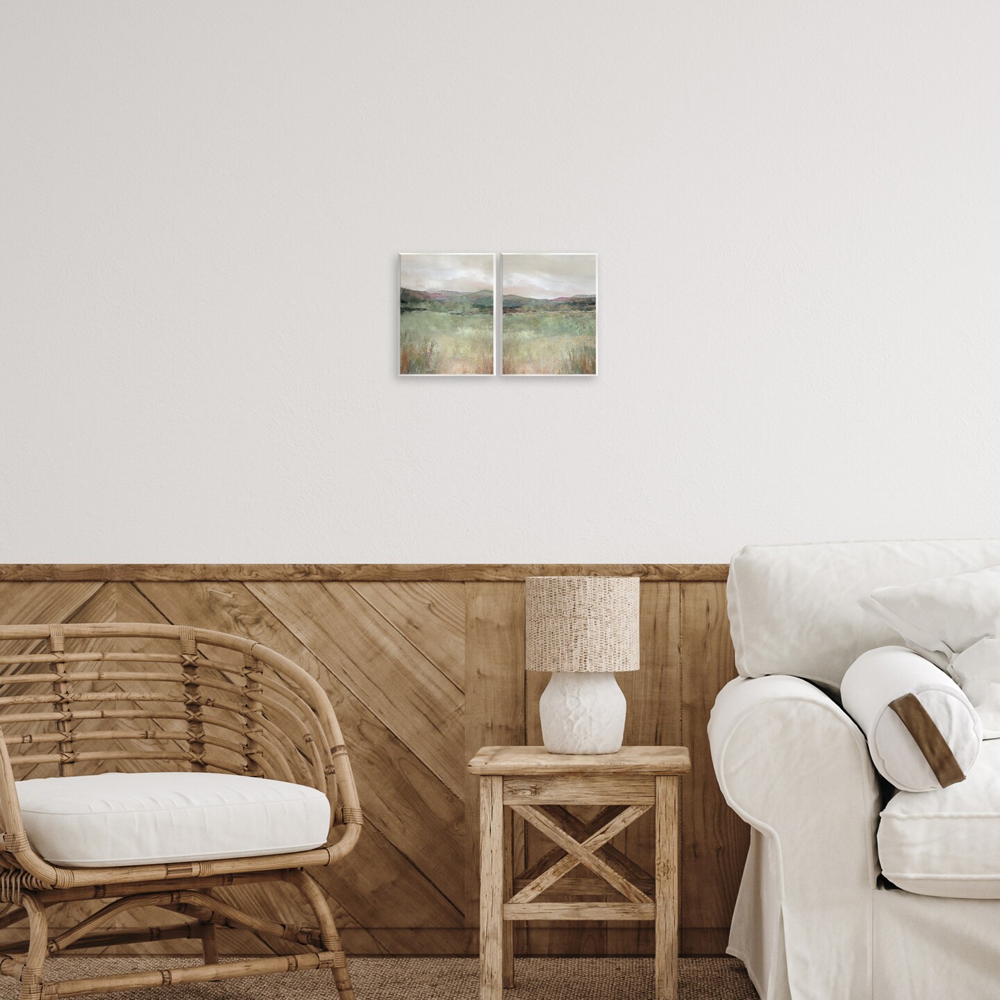 Stupell Industries Muted Glimpse of Spring 2pc Wall Plaque Set, design by Carol Robinson