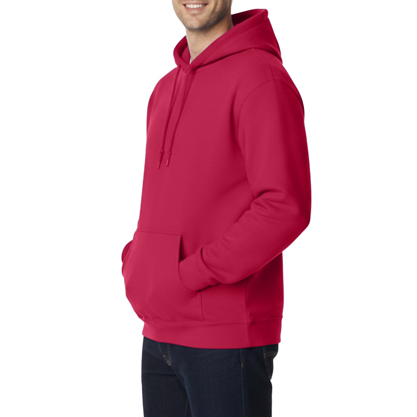 Gildan Unisex Fleece Hooded Sweatshirt 18500, Pullover Hoodie for Arts & Craft