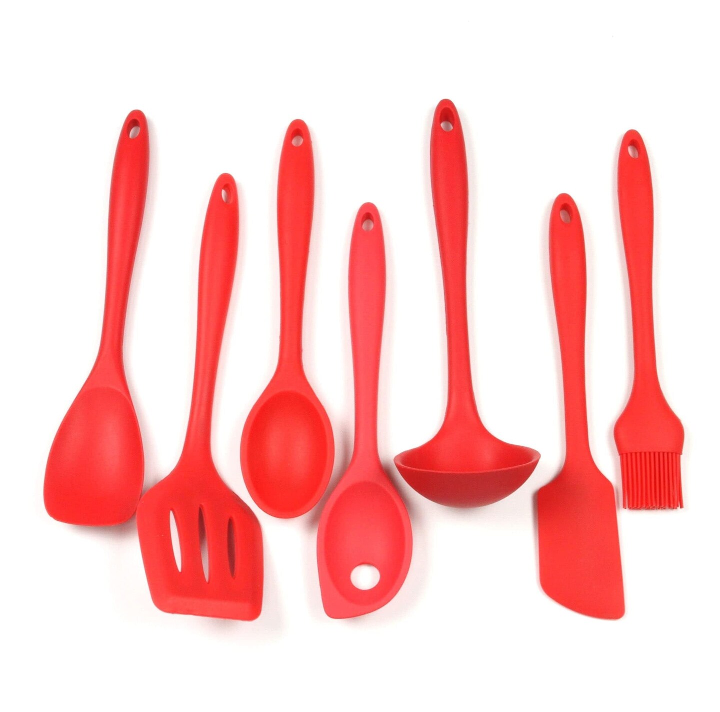 Chef Craft 7 Piece Premium Silicone Kitchen Tool and Utensil Set