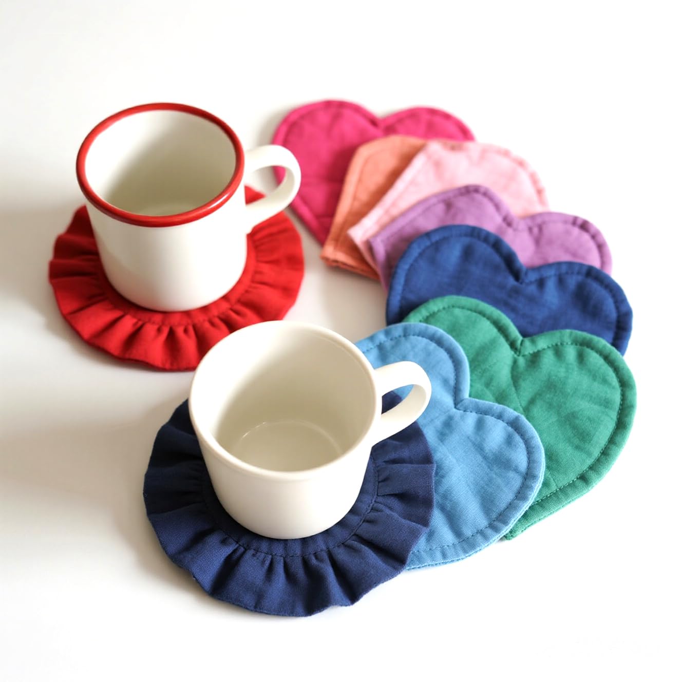 50pcs 100% Cotton Fabric Bundle 10" x 10" PreCut Fat Squares Sheets Printed Floral Sewing Supplies for Patchwork Sewing DIY Crafting Quilting Fabric (50PCS 10"x10", Solid)