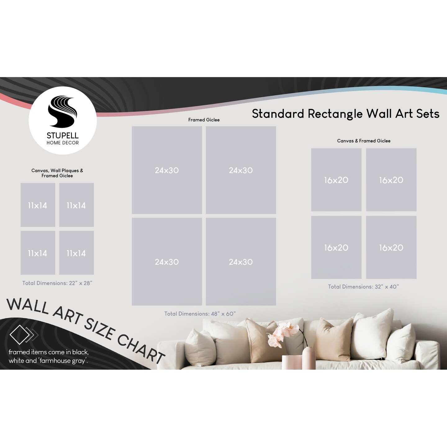 Stupell Industries Vintage Fruit Portraits 4pc Canvas Set, design by Danielle Murray