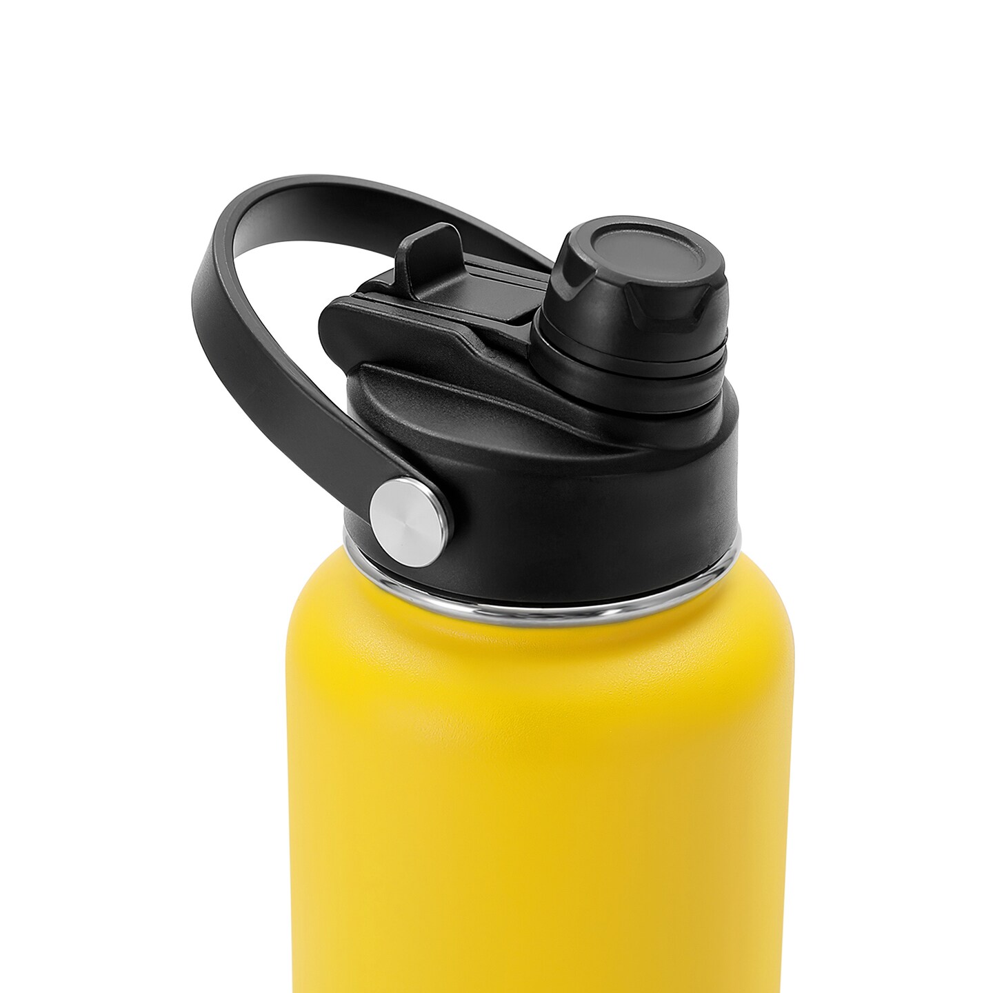 Makerflo 32 oz Hydro Powder Coated Water Bottle with 2-in-1 Lid | Craft-Ready for DIY Gifts &#x26; Personalization (Laser Engravable, UV DTF, Epoxy, Vinyl) - Not for sublimation and DTF