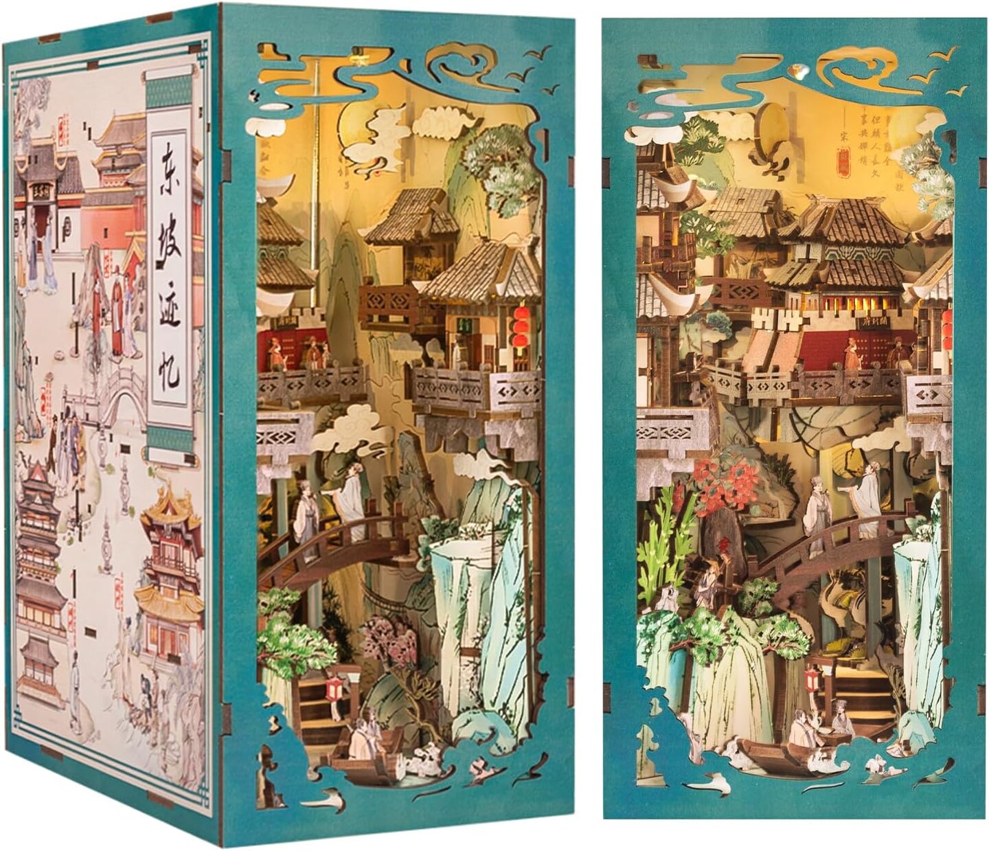 Book Nook Wizardi Miniature - Su Dongpo&#x27;s Life Roombox Kit