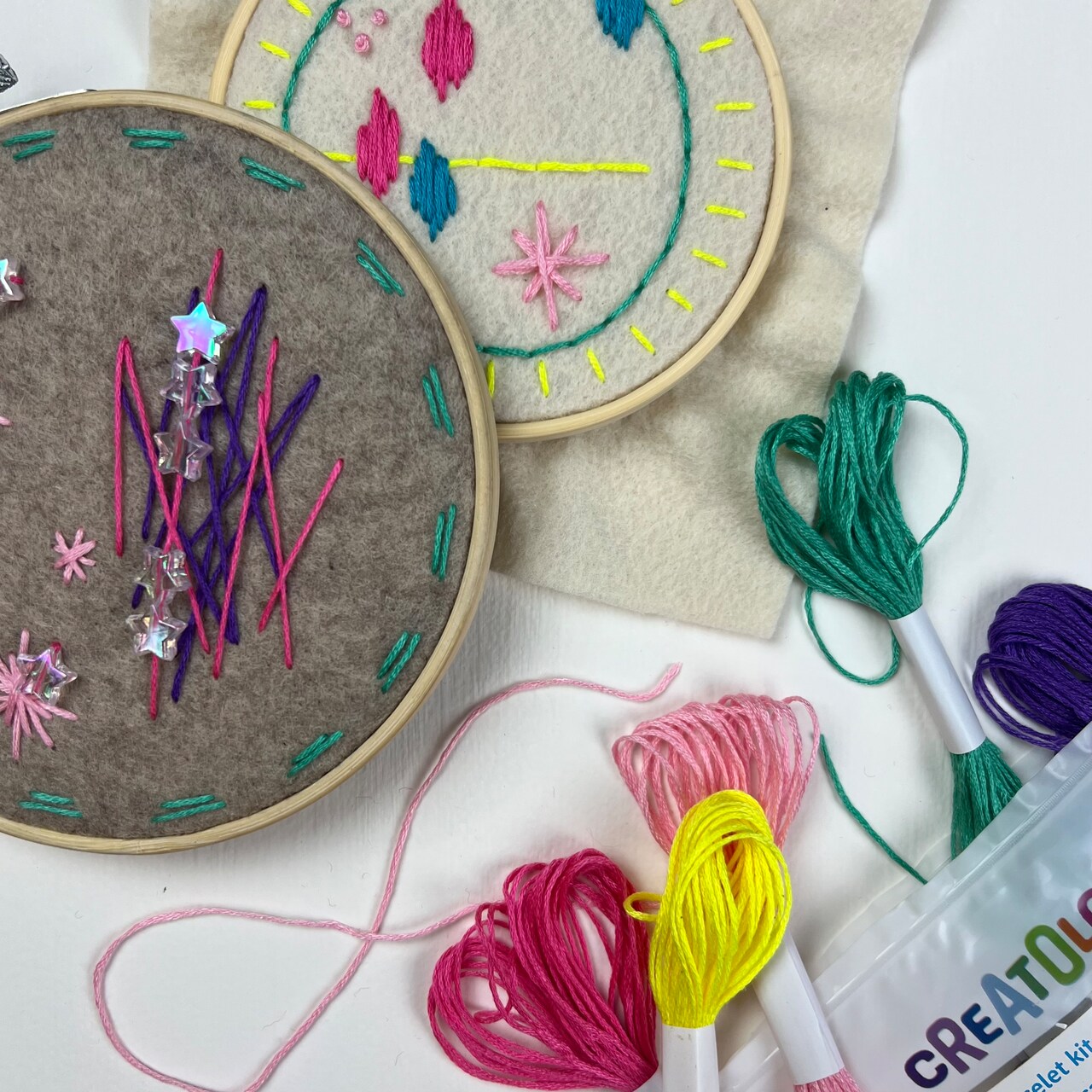 Kids Club: Abstract Embroidery