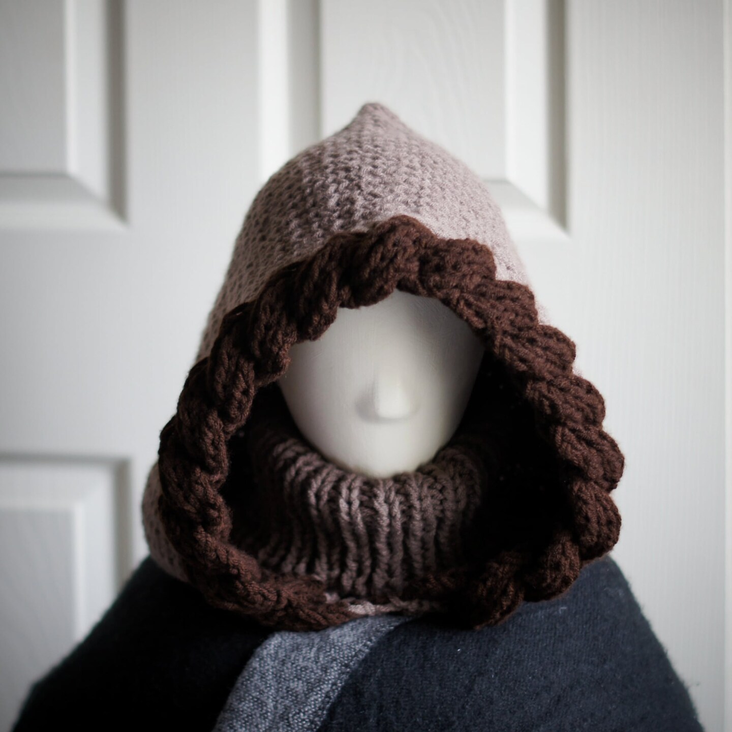 Knitted Hood, Beige Balaclava, Unisex Gift - Etsy