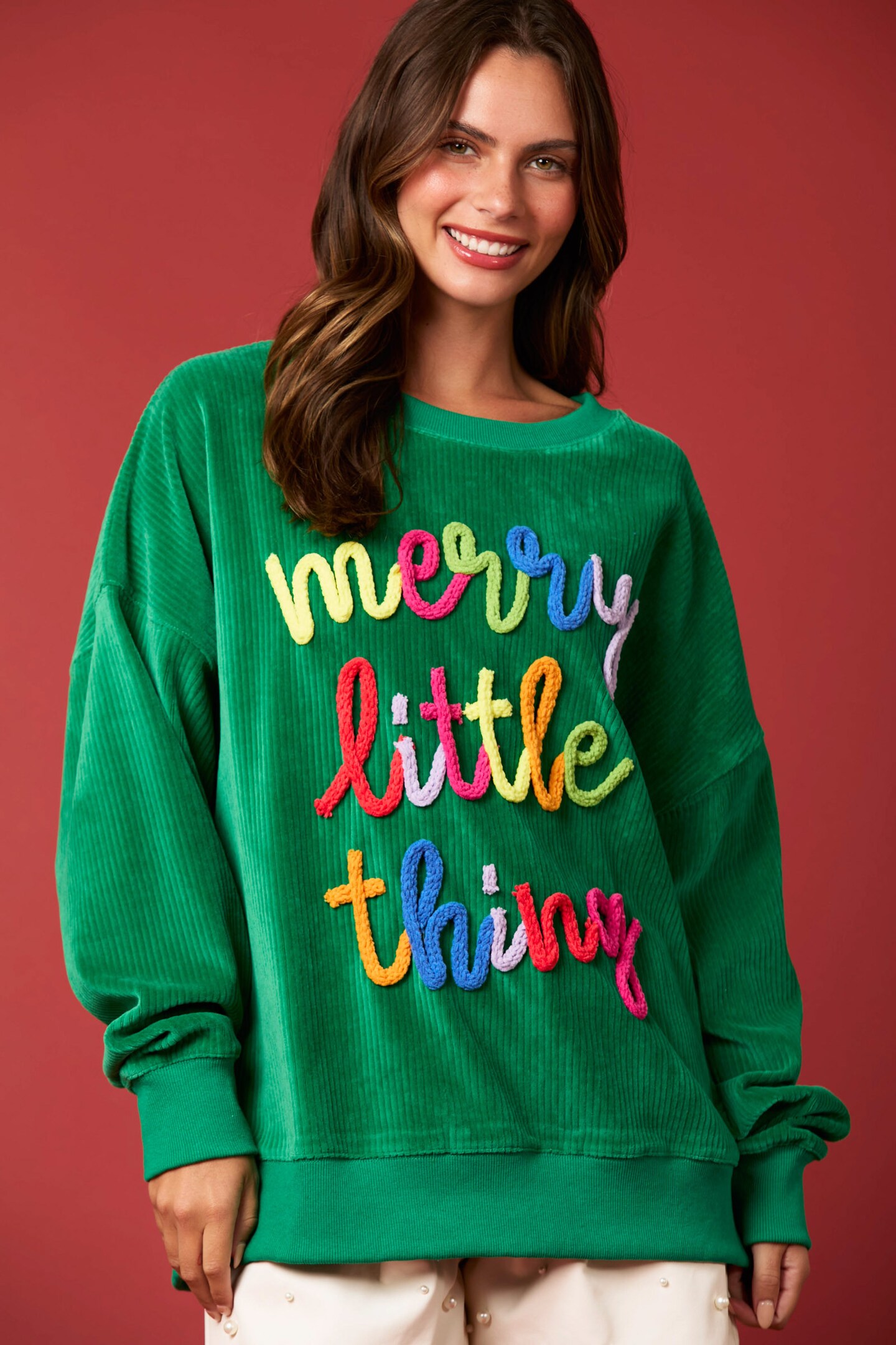 Embroidered christmas sweatshirts online