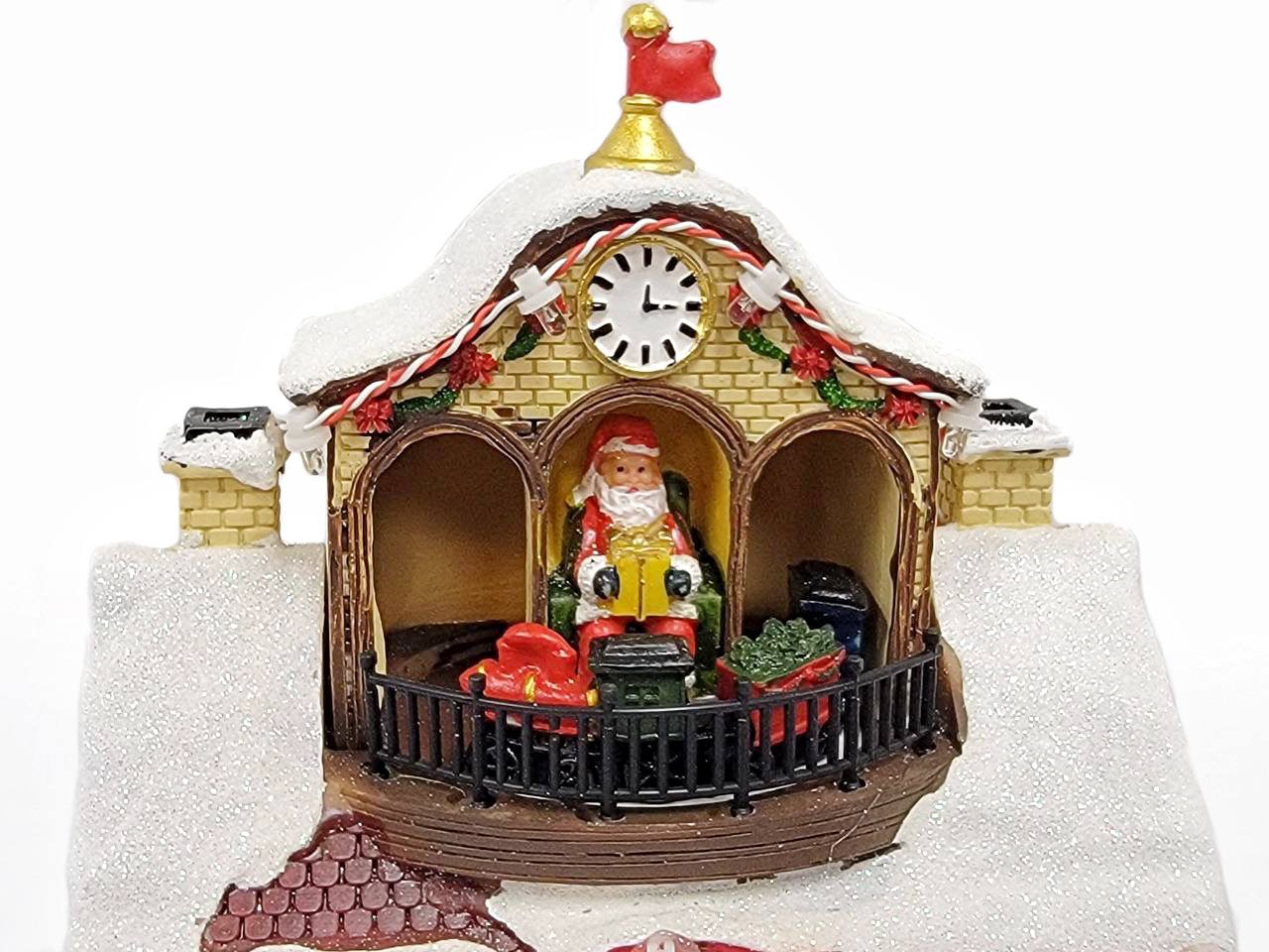 Santa&#x27;s Workshop Christmas Miniature. Christmas Village