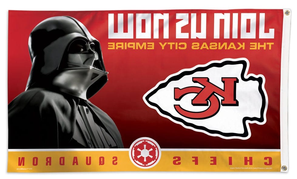Kansas City Chiefs Empire Flag 3x5 Star Wars