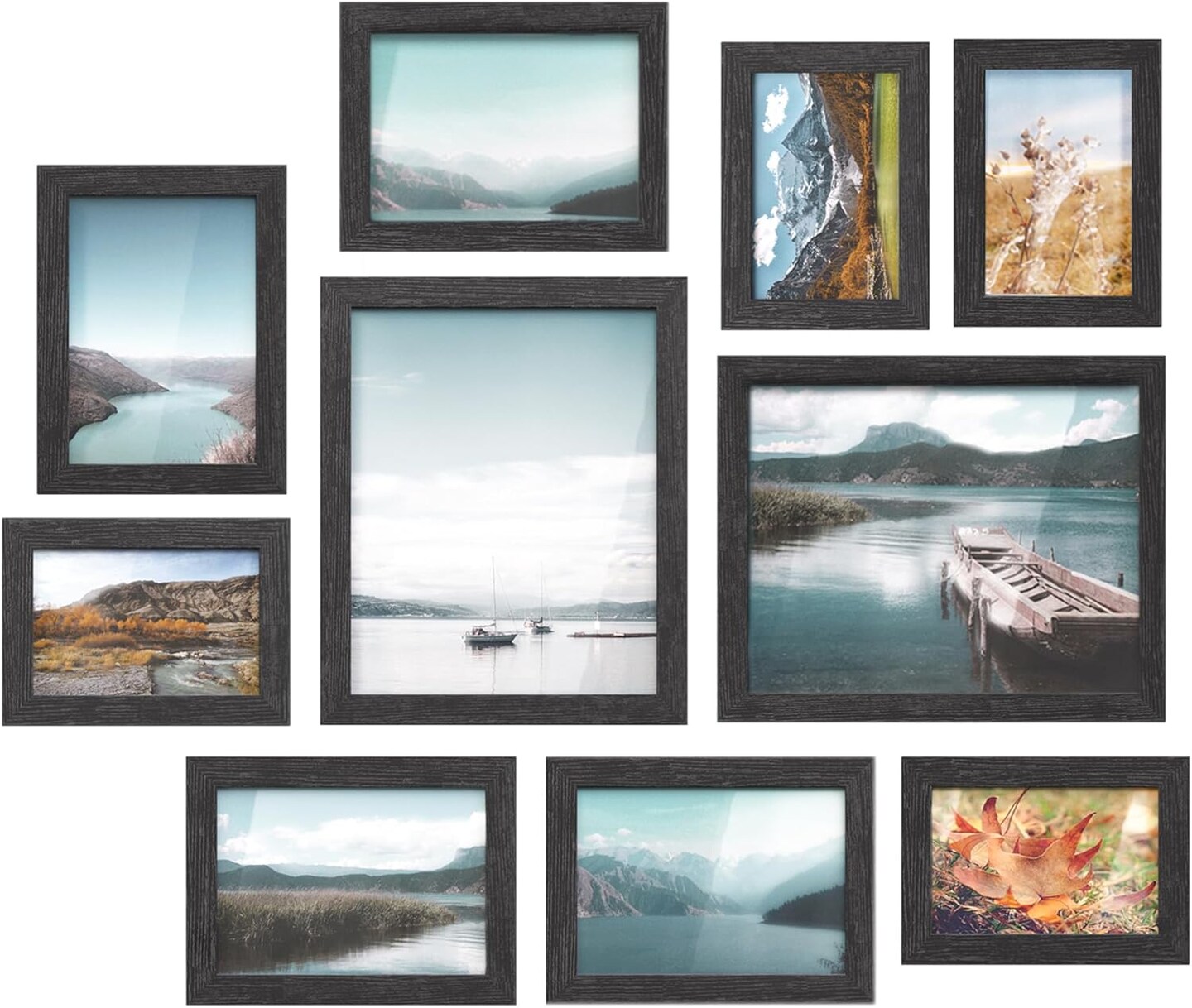 Picture Frames, Collage Picture Frames Set of 10, Two 8x10, Four 5x7 ...