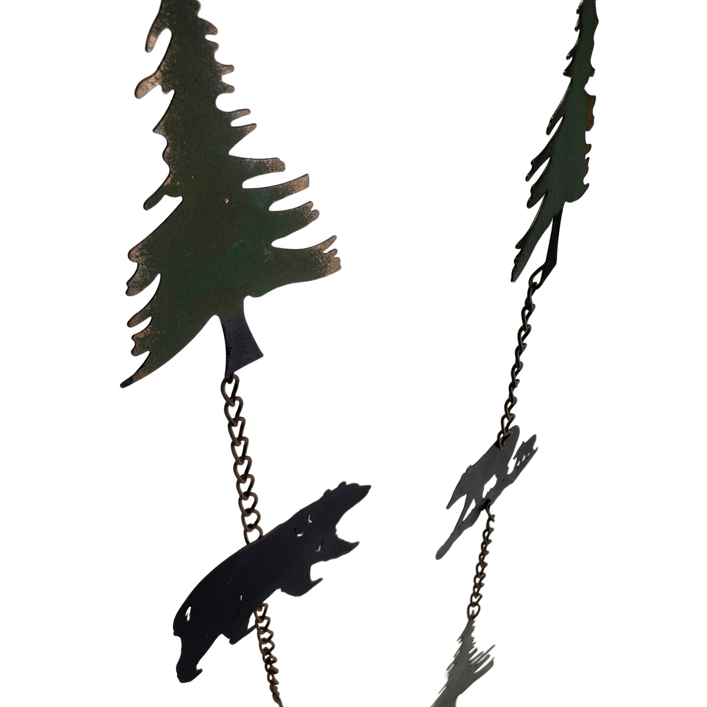 Metal Rain Chain - Cute Animal Designs - Weighted Bell