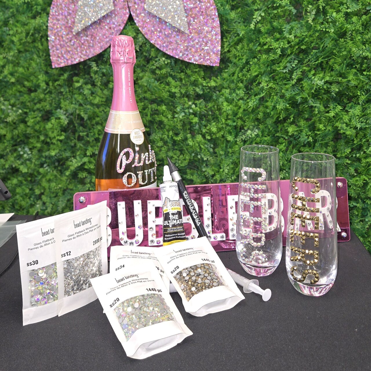 Blinged Stemware Workshop with the Crystal Ninja
