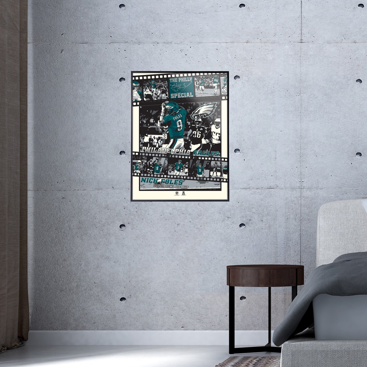 Phenom Gallery Philadelphia Eagles Super Bowl LII 18" x 24" Deluxe Framed Serigraph