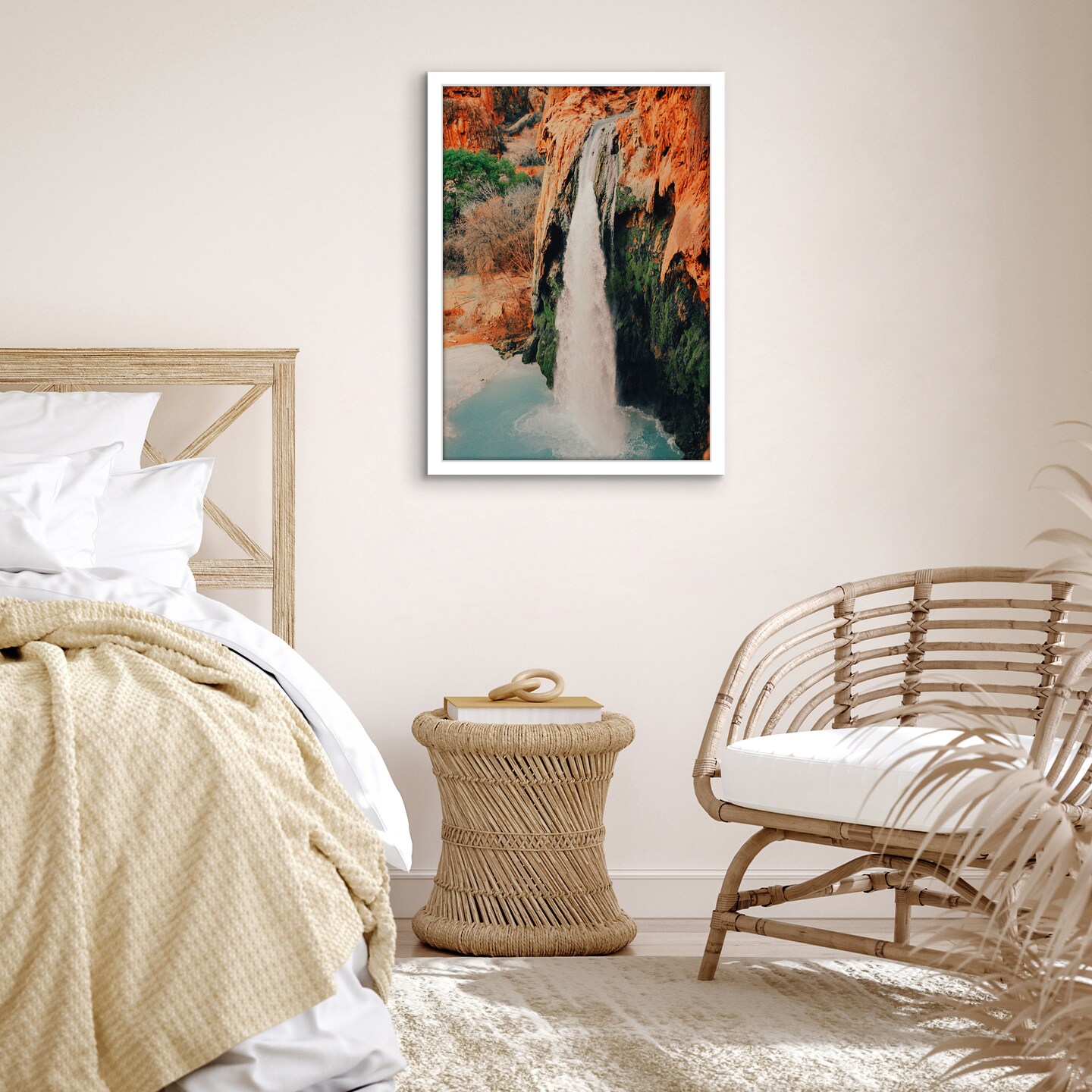 Americanflat Gallery Poster Frame - Wooden Picture Frame for Wall Art - Plexiglass Cover - Hanging Hardware for Horizontal or Vertical Display