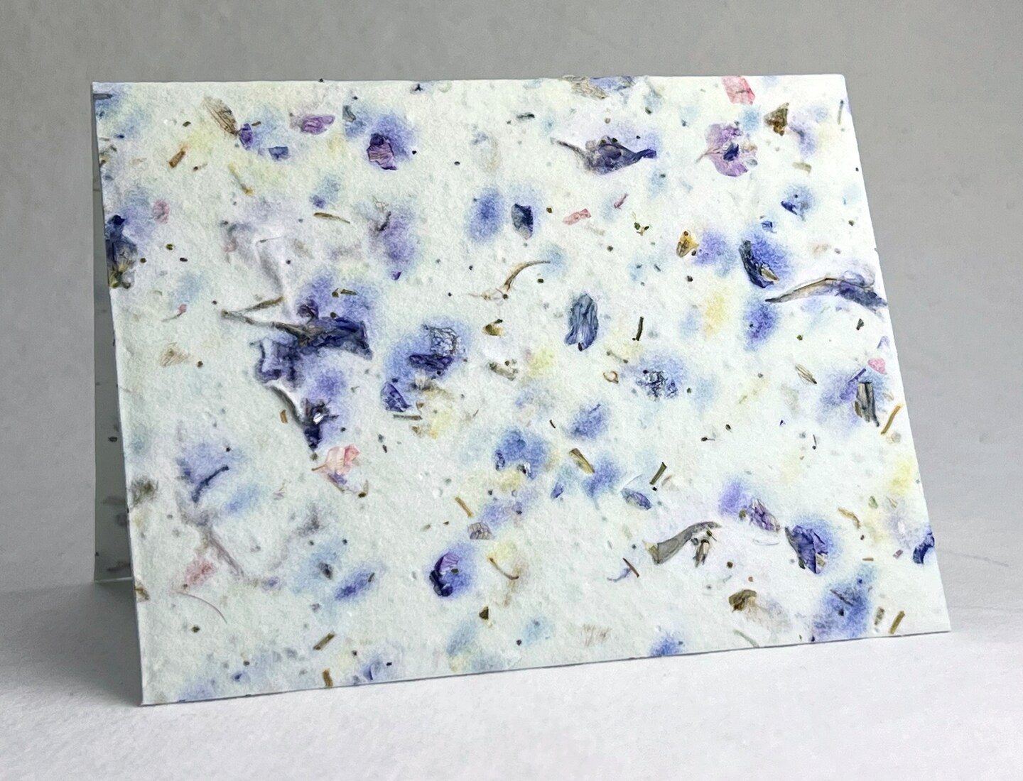 Wildflower Seed Paper A2 Folding Card - Cotton Paper Embedded with Petals Seeds - 4.25" x 5.5" - Set of 8 - With Envelopes and Guides - image7