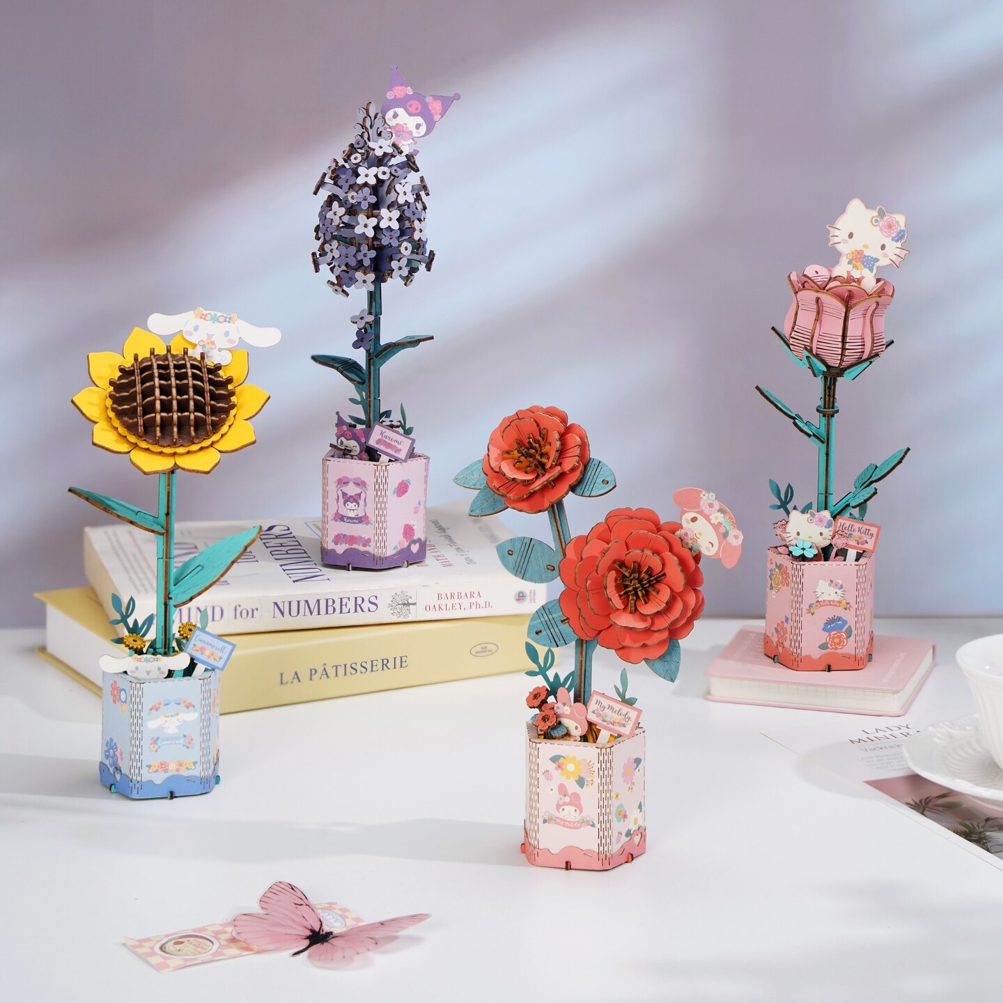 Hello Kitty® and Friends Cinnamoroll Sunflower - 3D Wooden Flower Puzzle