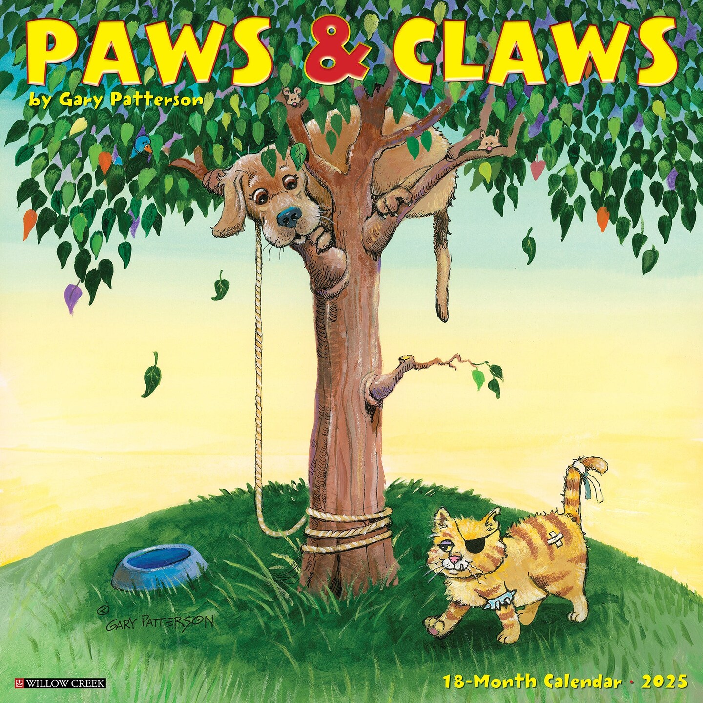Paws &#x26; Claws by Gary Patterson 2025 Wall Calendar