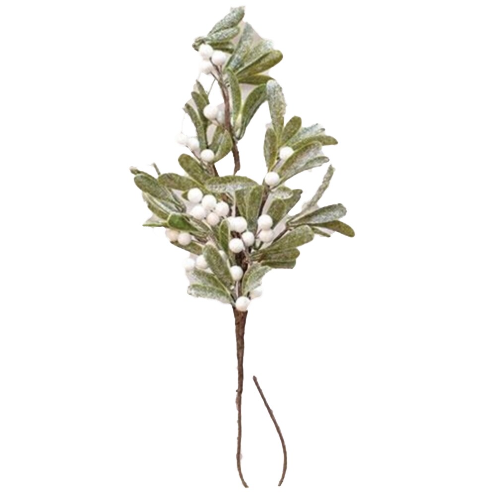 Frosted Mistletoe Spray 22&#x22;
