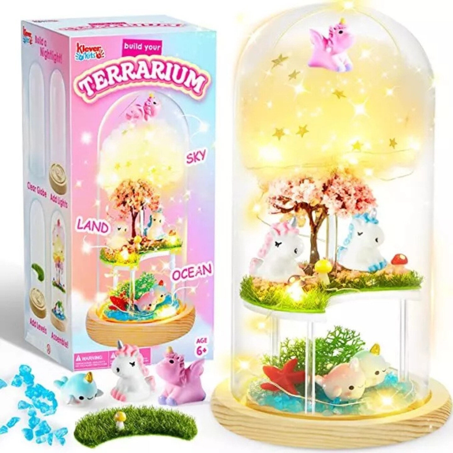 Kitcheniva Unicorn Night Light Crafts for Kids Christmas Gift DIY Kits
