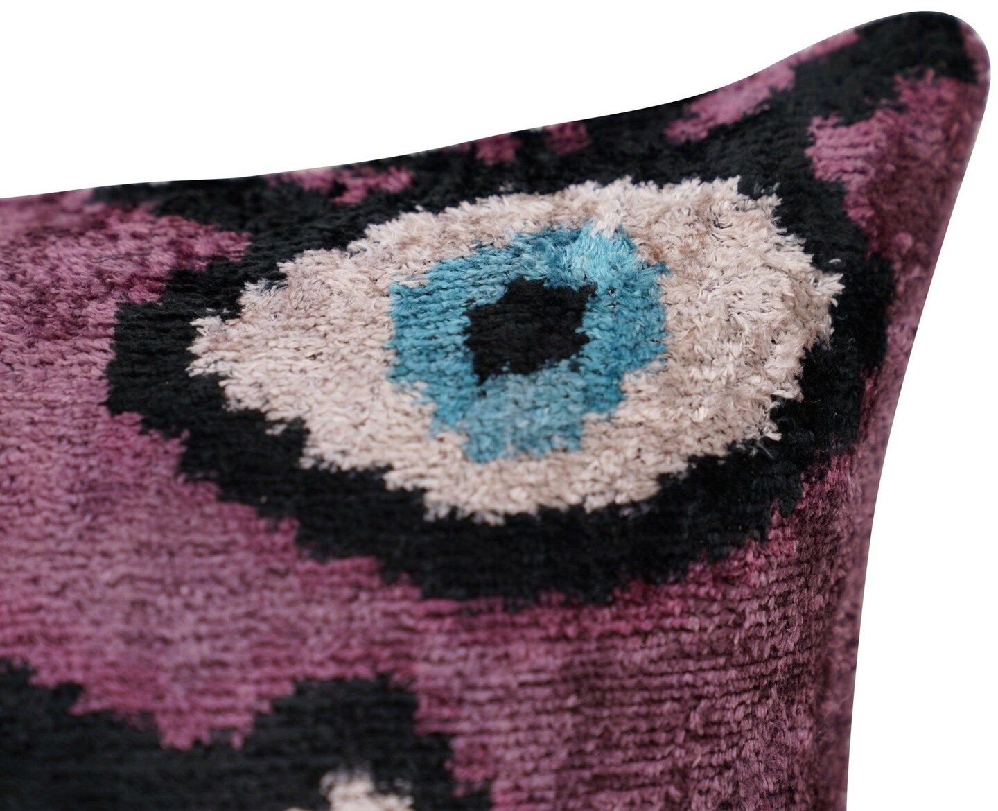 Canvello Luxury Pink Purple Evil Eye Pillow for Couch - 16x16 inch product 5